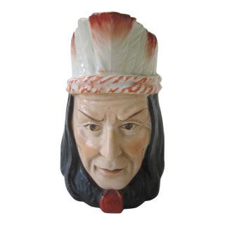 Vintage German Toby Mug, Indian Chief For Sale