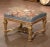19th Century French Louis XIV Carved Giltwood Stool With Aubusson Tapestry For Sale - Image 4 of 9