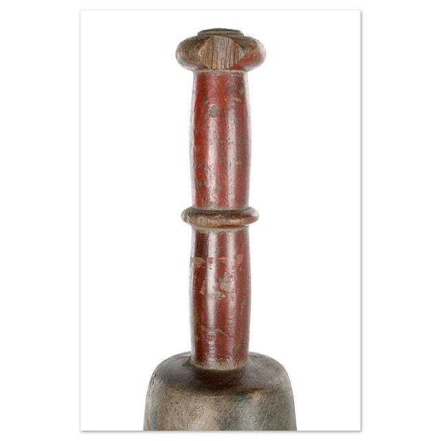 Indian Solid Wood Dumbbell For Sale - Image 3 of 6