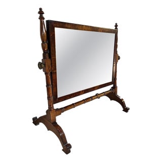 Antique Georgian Mahogany Dressing Table Mirror, 1820 For Sale