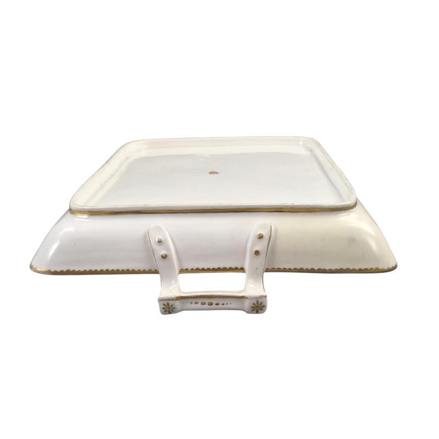 English Cobalt Blue Exotic Bird Tray, 1800s For Sale - Image 9 of 13