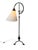 Metal Vintage Art Deco Floor Lamp in Wrought Iron and Silk by Jan Joustra, 1920s For Sale - Image 7 of 14