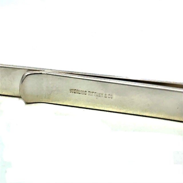 Tiffany & Mens Tie Clip Sterling Silver 6 Grams Estate For Sale - Image 12 of 12