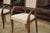 1930s Bridge Chairs in Walnut and Ecru Boucle Fabric, 1930s, Set of 2 For Sale - Image 5 of 13