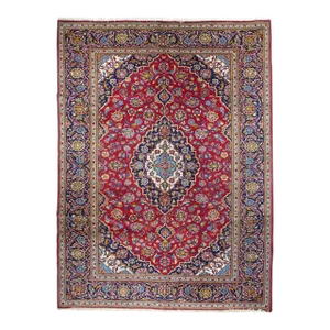 Vintage Persian Kashan Rug 8'0" X 11'4''