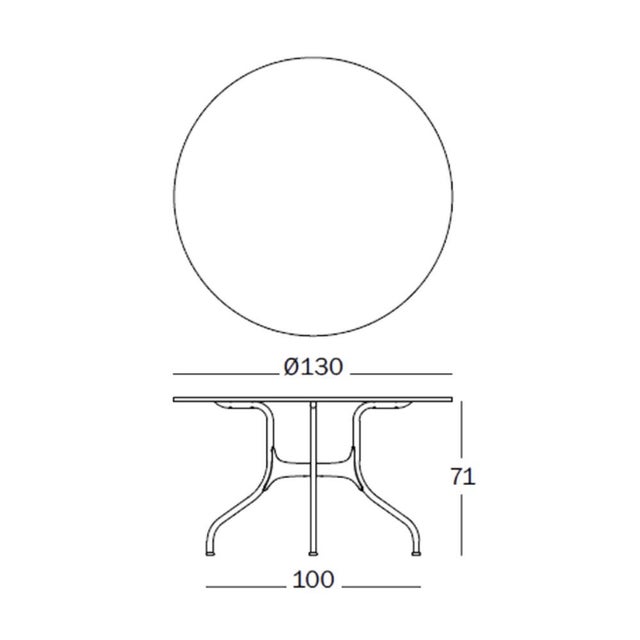 Mila Table Top in Marquinia Marble by Jaime Hayon for Magis, 2020 For Sale - Image 3 of 4