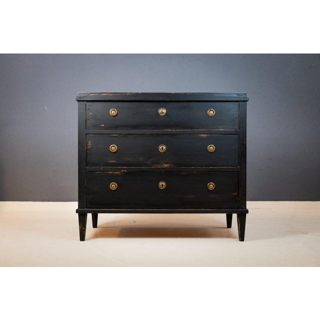 Gustavian Pine Chest of Drawers For Sale - Image 4 of 4
