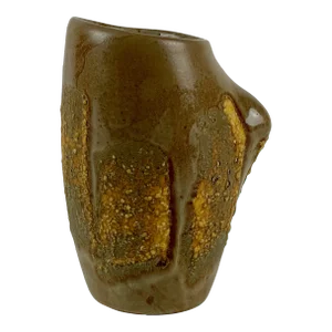 Mid-Century Modern Small Canadian Vase With Built-In Handle