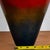 Mid Century Modern Studio Glass Vase Blue Red and Yellow 70s Handblown Flower Vase For Sale - Image 12 of 12