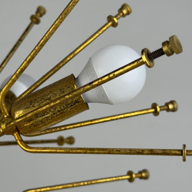 Mid-Century Sputnik Chandelier from Fontana Arte, Italy 1970s For Sale - Image 18 of 18
