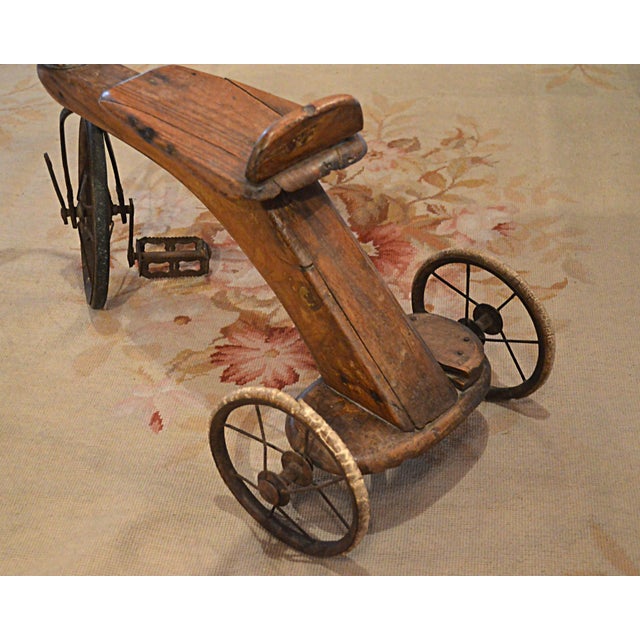 Antique Spanish Carved Wood Tricycle Chairish