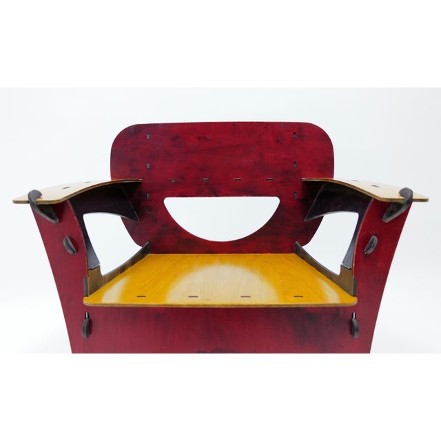 Late 20th Century Puzzle Chair by David Kawecki For Sale - Image 12 of 13