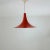 Mid-Century Danish Red Semi Pendant Light, 1960s For Sale - Image 11 of 11
