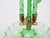 19th Century Victorian Style Italian Glass / Brass Epergne Centerpiece Vase For Sale - Image 15 of 18