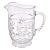 Star Design Glass Pitcher Vase For Sale