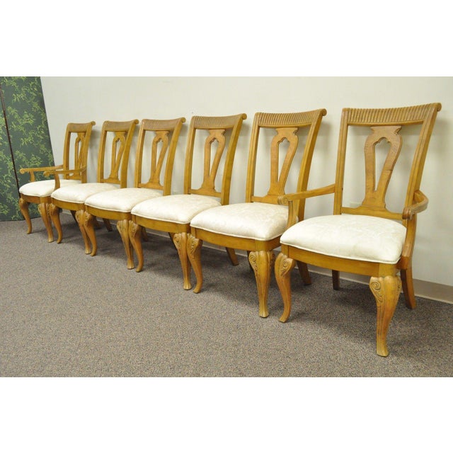 Set of 6 Decorator Mediterranean Tuscany Style Oak Wood ...