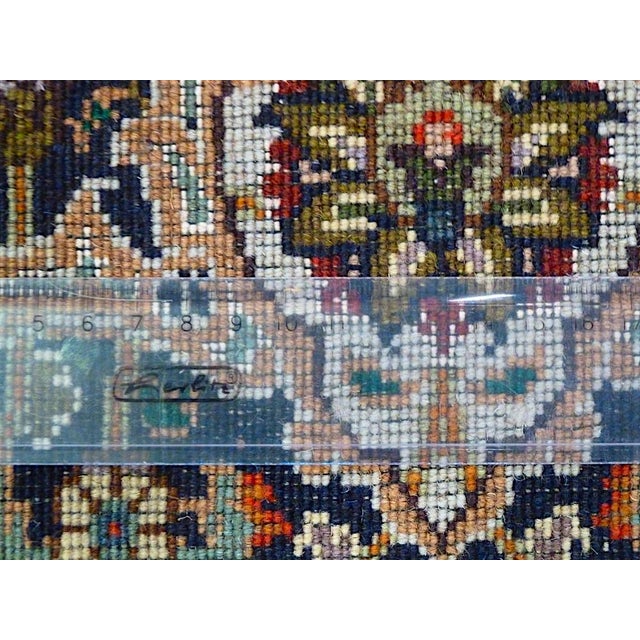 Tabriz Rug in Silk and Cotton, 2000s For Sale - Image 11 of 18