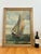 Vintage Signed Sailing Ship Seascape Oil Painting For Sale - Image 11 of 13