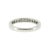 Contemporary Late 20th-Century Platinum Tiffany and Co Natural Diamond Channel Band, Size 6.5 For Sale - Image 3 of 5