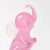 Pink Alabastro Glass Elephant Figurine attributed to Archimede Seguso, 1950s For Sale - Image 4 of 13