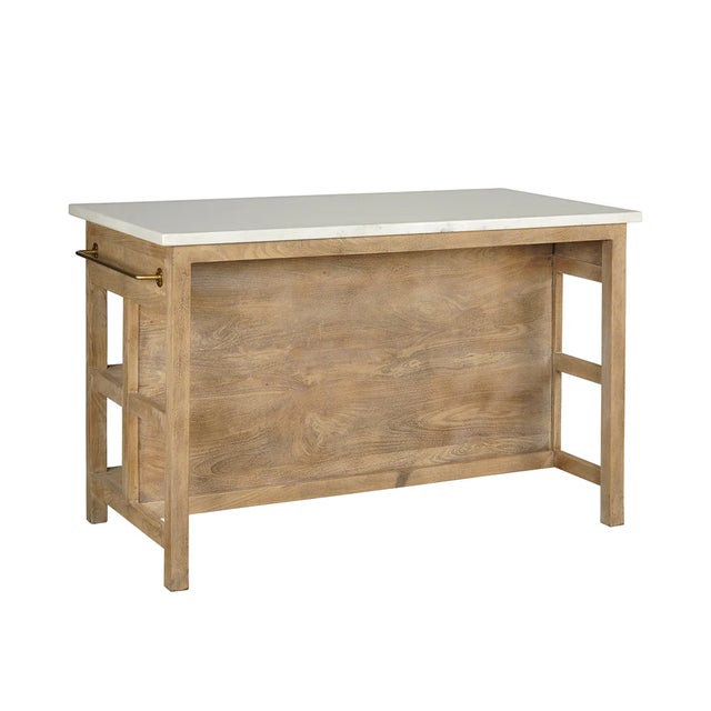 A versatile island or work table designed for open-concept kitchens, laundry rooms, craft rooms, or studio spaces. Made...