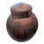 Large Organic Lidded African Gourd Vessel Urn For Sale