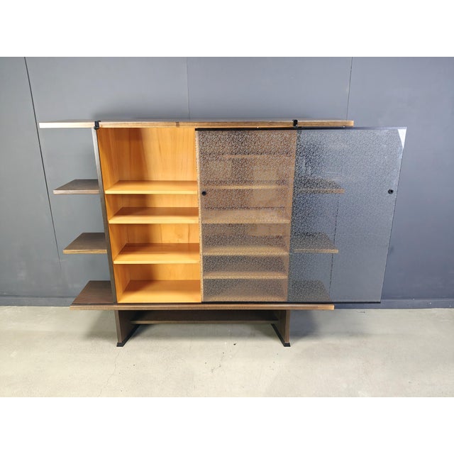 Angle Cabinet attributed to Francesco Binfare for Cassina, 1980s For Sale - Image 6 of 9