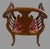 Vintage Mahogany Captain’s Desk Chair Shield Back Armchair Chippendale Style For Sale - Image 4 of 7