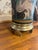 Black Vintage Paisley Porcelain Frederick Cooper Lamp For Sale - Image 8 of 9