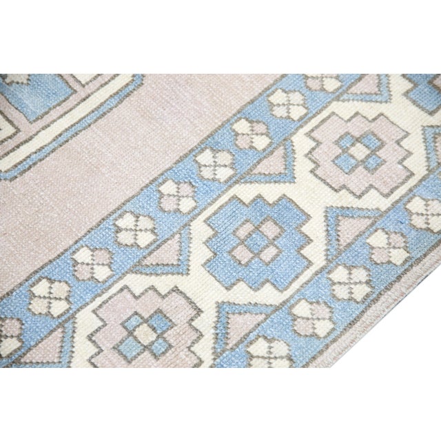 Vintage Turkish Oushak Rug 5'10" x 7'9" For Sale - Image 4 of 10