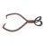Antique Wrought Iron Ice Tong For Sale