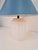 White Ceramic Palm Tree Table Lamp in the style of Serge Roche, 1970s For Sale - Image 13 of 14