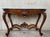 Early 20th Century Large French Regency Carved Walnut Console Table with White Marble Top '2 Avai' For Sale - Image 16 of 18