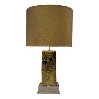 Bronze Lamp by David Marshall, 1980s For Sale