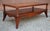 Wood 1940s English Regency Style Tooled Leather Inset Mahogany Two-Tier Coffee Table For Sale - Image 7 of 15