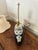 Vintage Blue & White Table Lamp For Sale - Image 13 of 15