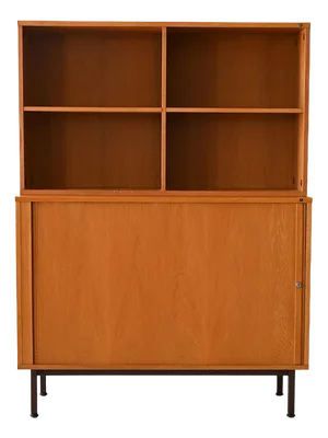 Vintage Bookshelf Cabinet, 1960s