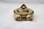 Gold Alarm Desk Clock in Brass, 1970s For Sale - Image 13 of 15