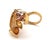 Mid 20th Century Anillo Carrera y Carrera Oro Rosa 18k Multicolor Piedras Preciosas y Diamantes Talla 6.5 For Sale In Miami - Image 6 of 9