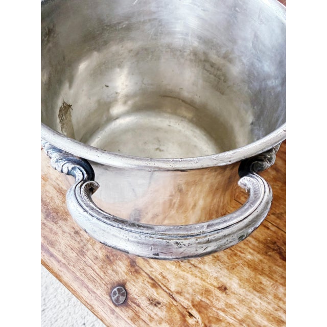 1950s 1956 Silver Plated Champagne Bucket From the Ambassador Hotel in Los Angeles For Sale - Image 5 of 10