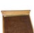 1960s Figured Wood Grain and Brass-Trimmed, Curved Leg Bench, Seat, Low Dining Zataku Table/Kotatsu, For Sale - Image 9 of 17