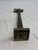 Large Antique Solid Nickel Plated Brass Hammer Front Door Knocker Bell Alarm For Sale - Image 11 of 12