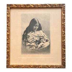 Oregon's Indian Madonna by American Photographer Benjamin b.a. Gifford Reproduction Print