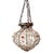 This lovely little hanging light was made in Italy in the 1950s. Decorated with clear and red glass beads and a matching...
