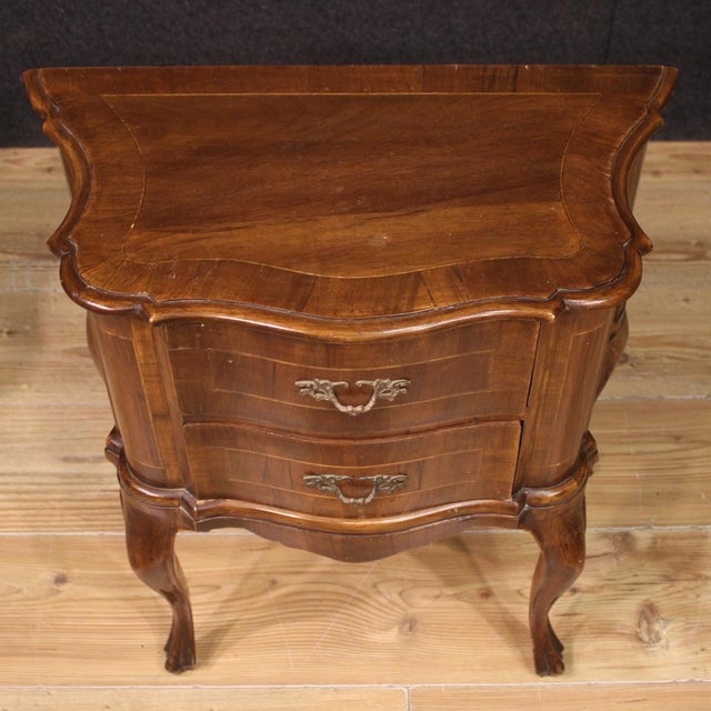 Mid-20th Century Venetian Bedside Tables, 1950, Set of 2 For Sale - Image 9 of 13