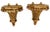 Wood Pair of 19th Century Italian Gilt Wall Brackets For Sale - Image 7 of 7