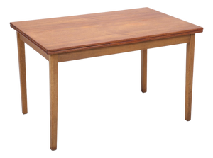 Vintage Teak Dining Table with Two Extension Leaves, 1960s