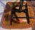 Orange Rare 1970s Adjustable Drafting Task Chair by Toledo Metal Furniture Co., With Covered Seat and Back For Sale - Image 8 of 9