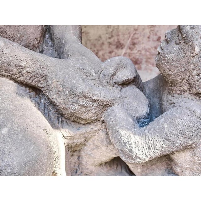 Liberec Artist, Mother with Child, 1930s, Sandstone For Sale - Image 12 of 18