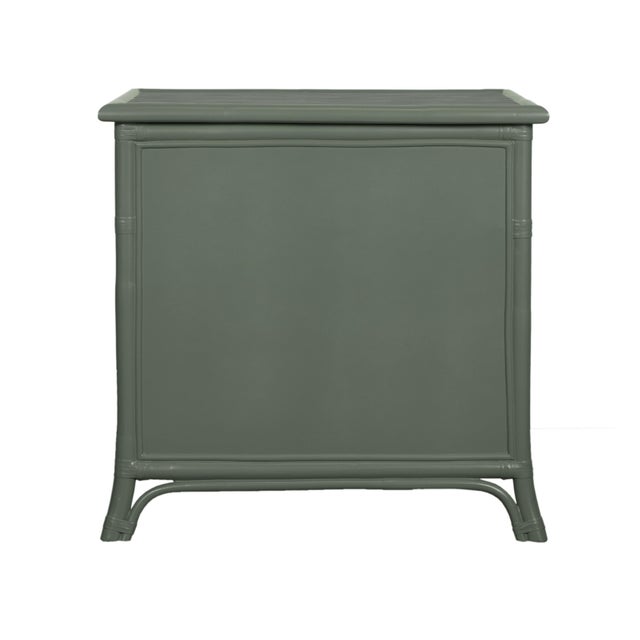 Dark Green Aruba Four-Drawer Chest - Evergreen For Sale - Image 8 of 9